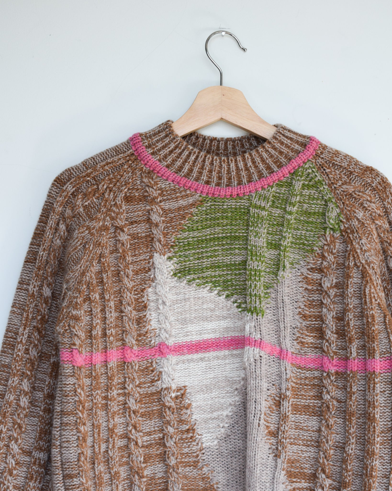 Crossroads Raglan Jumper - Green