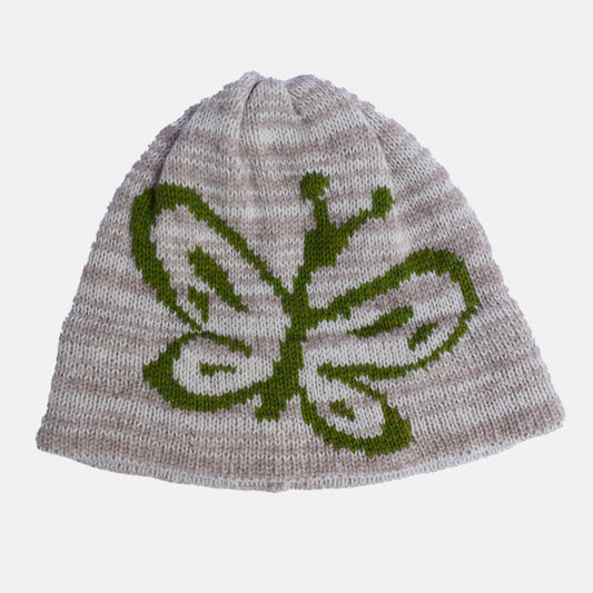 Butterfly Beanie - Green