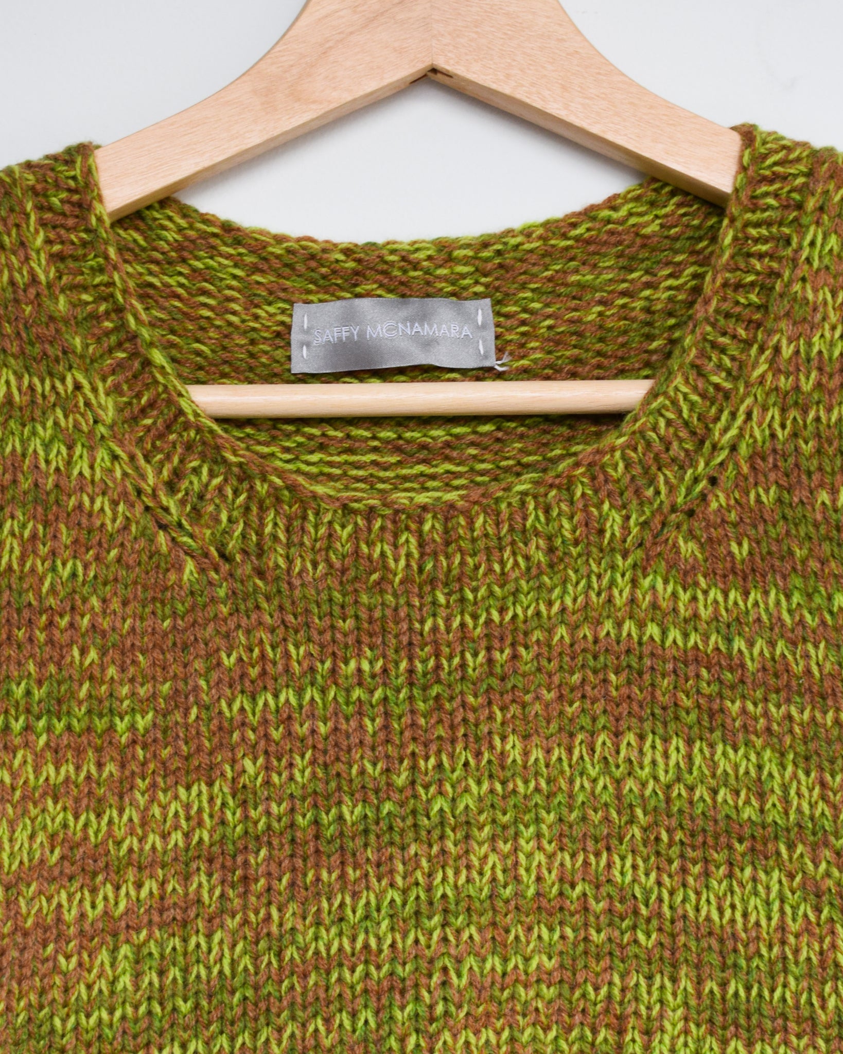 Chunky Marl Vest - Green