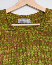 Chunky Marl Vest - Green