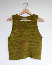 Chunky Marl Vest - Green