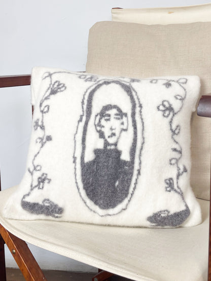 Folk Felted Cushion