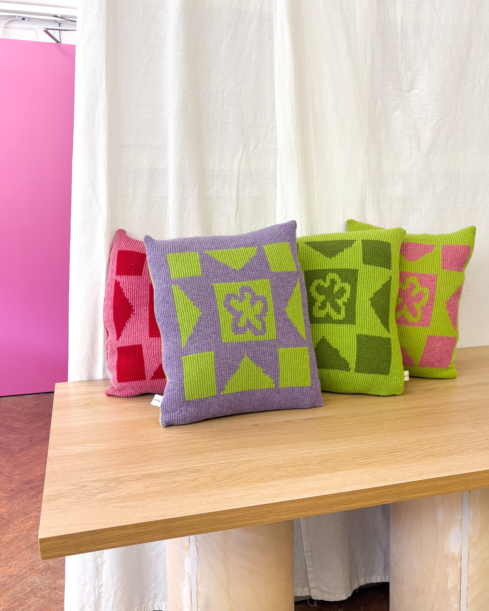 Flower Quilt (Reversible) - Pink & Green