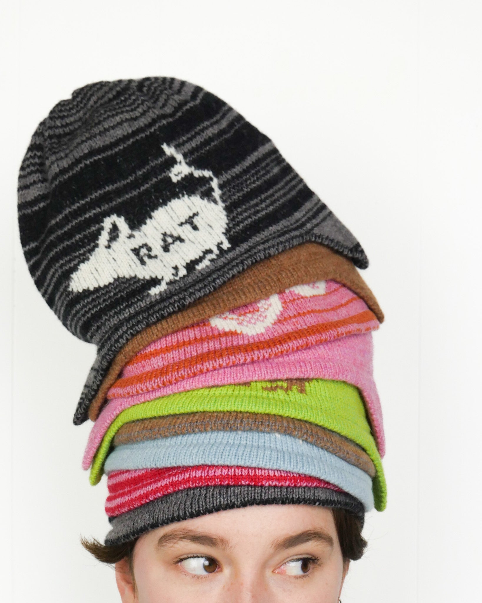 【完売カラー】Ear Flap Knitcap Ear Flap Beanies - Lambswool Hats Made in the UK – saffymcnamara