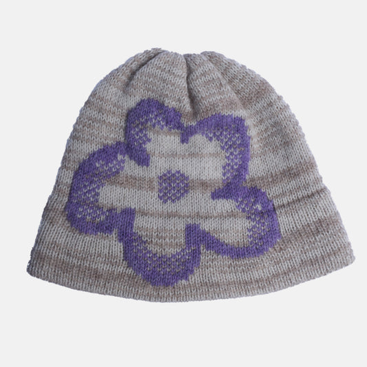 Daisy Beanie - Purple