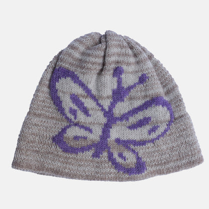 Butterfly Beanie - Purple