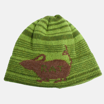 Rat Beanie - Green