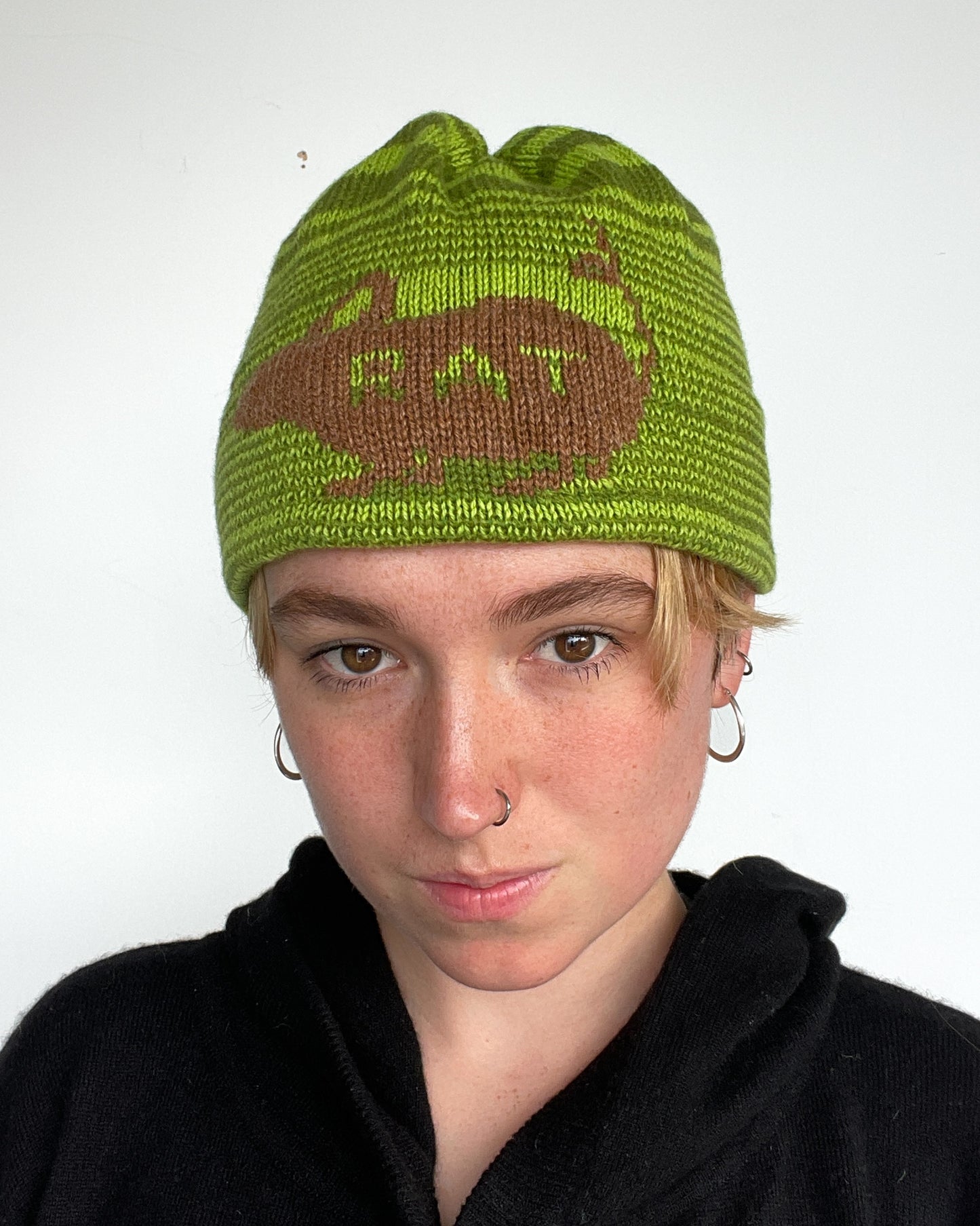 Rat Beanie - Green