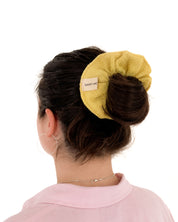 Naturally Dyed Scrunchie - Weld