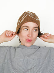 Worm Ear Flap Beanie - Solid