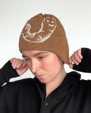 Worm Ear Flap Beanie - Solid